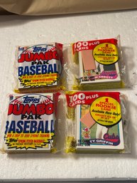 1989 Topps Jumbo Rak - Lot Of 2