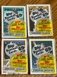 1988 Topps Cello Pack Lot Of 4