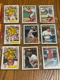 Lot Of (3) 1988 Topps Unopened Rak Paks