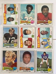 1975 Topps Football Card Lot Of 18