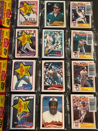 1989 Topps Baseball Rack Pack Lot Of 4