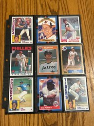 Lot Of (18) 1980s Hall Of Famers!