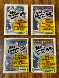 1988 Topps Cello Pack Lot Of 4