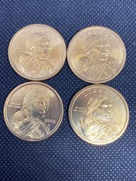 2000 P Sacagawea Dollar Coin Lot Of 4