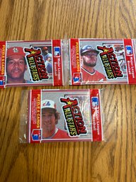 1983 Donruss Action All Stars Lot Of (3) Unopened Packs.