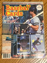 April 1987 Baseball Cards Magazine With Don Mattingly On Cover