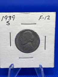 Jefferson  Nickel 1939 S