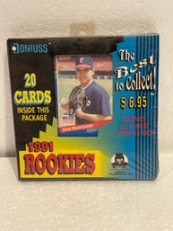 Donruss 1991 Rookies Sealed 20 Cards