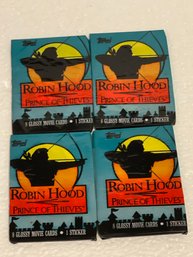 Topps Robin Hood - 4 Sealed Packs