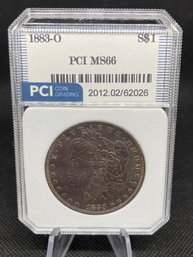 1883 O MORGAN DOLLAR PCI MS66