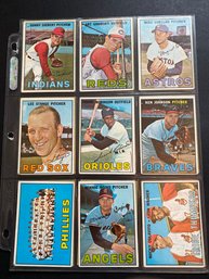 1967 Topps Baseball Card Lot Of 18