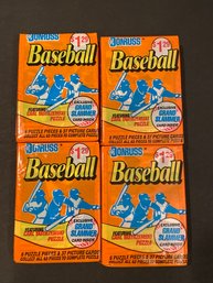 1990 Donruss Cello Baseball Lot Of 4