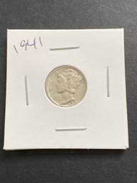 1941 Mercury Dime