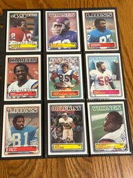 Lot Of (15)  1983 Topps NFL Cards