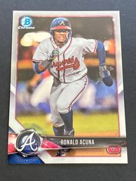 2018 Bowman CHROME Ronald Acuna Jr  Prospects  #BCP1  Atlanta Braves