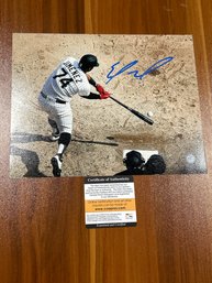 Eloy Jimenez Autographed Photo W/COA