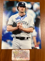 Gerrit Cole Autographed Photo W/COA