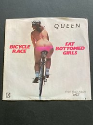 Queen Fat Bottomed Girls 45 Record. Cancelled Song.