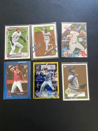 Modern Superstar Baseball Card Lot Of 6