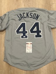 HOF Reggie Jackson Autographed Jersey With COA