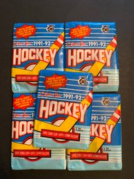 1991 Opeechee Hockey Wax Pack Lot Of 5