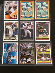 Frank Thomas Lot Of 9 Cards