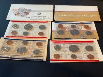 1988 And 1986 Uncirculated Proof Set