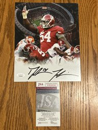 Dalvin Tomlinsin Autographed Photo W/COA