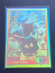 1991 Upper Deck Baseball  Hank Aaron #HH1  Atlanta Braves Heroes Hologram