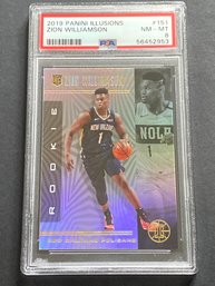 2019 Panini Illusions Zion Williamson PSA 9 RC #151