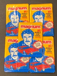 Magnum PI Wax Pack Card Lot Of 5