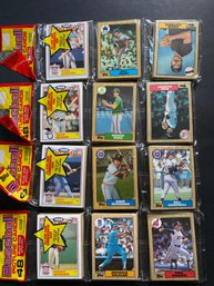 1987 Topps Rack Pack Lot Of 4