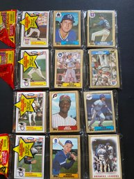 1987 Topps Rack Pack Lot Of 4