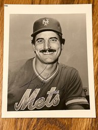 Signed 4x5 Keith Hernandez Photo