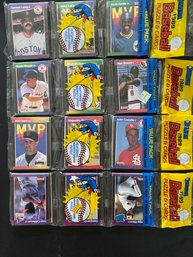 1989 Donruss Baseball Rack Pack Lot Of 4