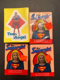 Supergirl Movie Topps Trading Cards Wax Pack Lot Of 3