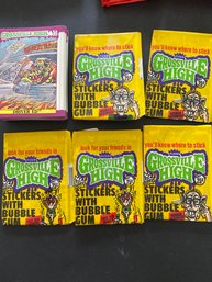 1986 Fleer Grossville High Wax Pack Lot Of 5 Plus 50 Cards