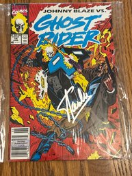 Stan Lee Autographed  Ghost Rider Comic Book