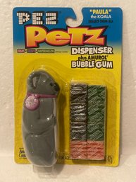 PEZ PETZ Gum Dispenser Paula The Koala On Original Card