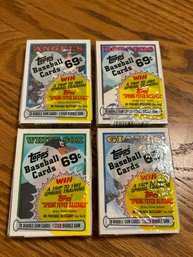 1988 Topps Cello Pack Lot Of 4