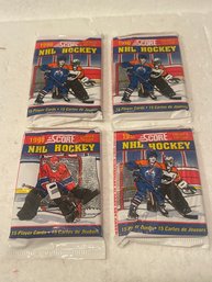 1990 Score Hockey Cards - 4 Sealed Packs