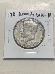 1981 Kennedy Half Dollar P