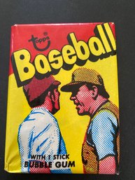 1973 Topps Baseball Unopened Wax Pack