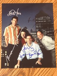 Seinfeld Cast Signed Photo With COA