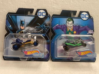 Hot Wheels Batman And Joker  Hot Rods *Hot Wheels DC Comics Character Cars *