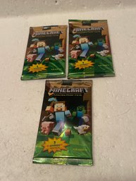 MINECRAFT Collectible Trading Cards - 4 Seal Packs