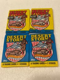 Pro Set Desert Storm  - 4 Sealed Packs