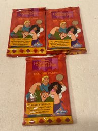 Disney Hunchback Of Notre Dame  - 3 Sealed Packs