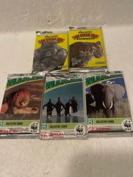 Wildlife Cards - 5 Sealed Packs