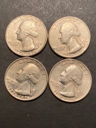 1976 Bicentennial BU QuarterLot Of 4